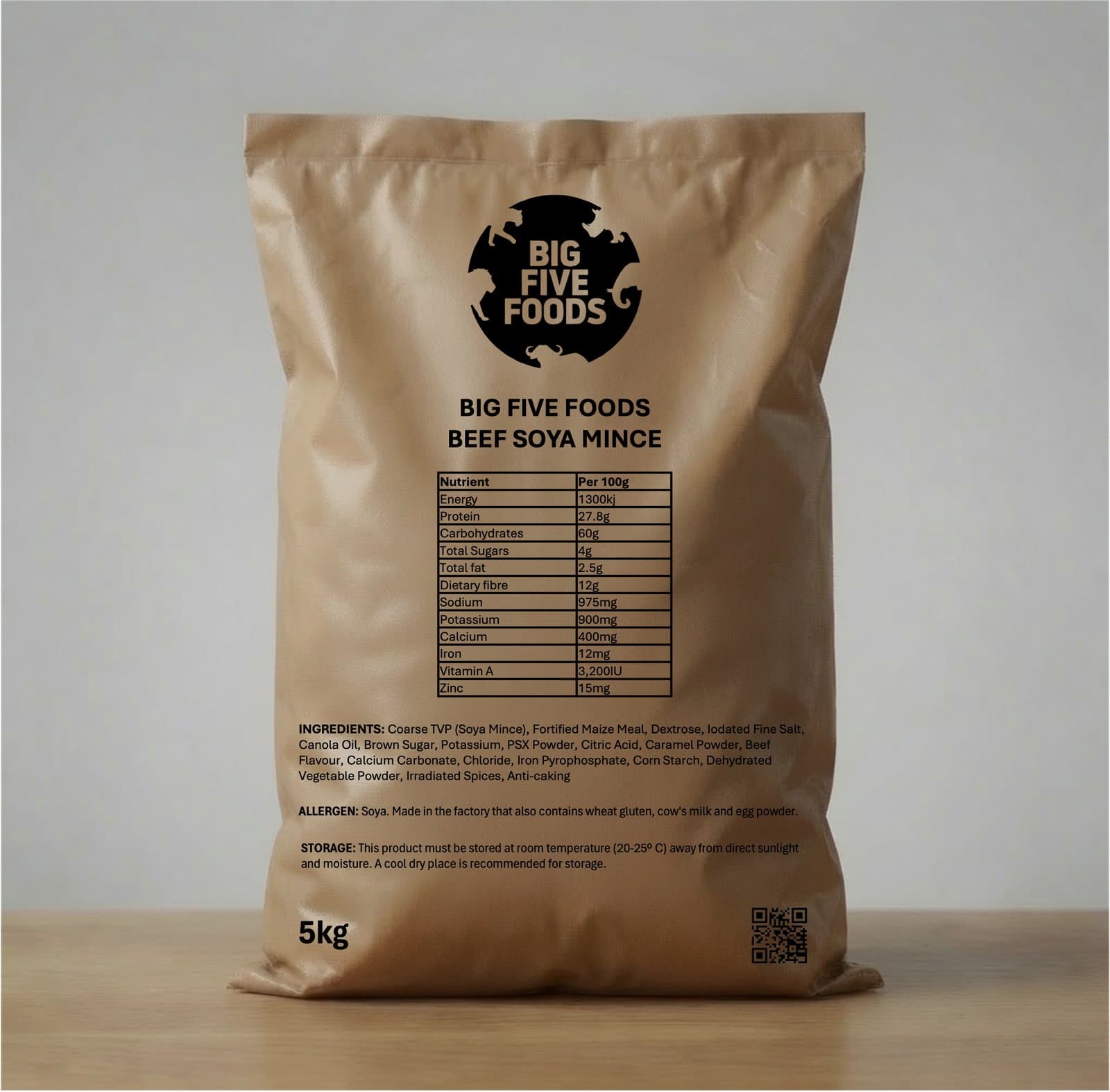 NSNP approved Beef Soya Mince 5kg